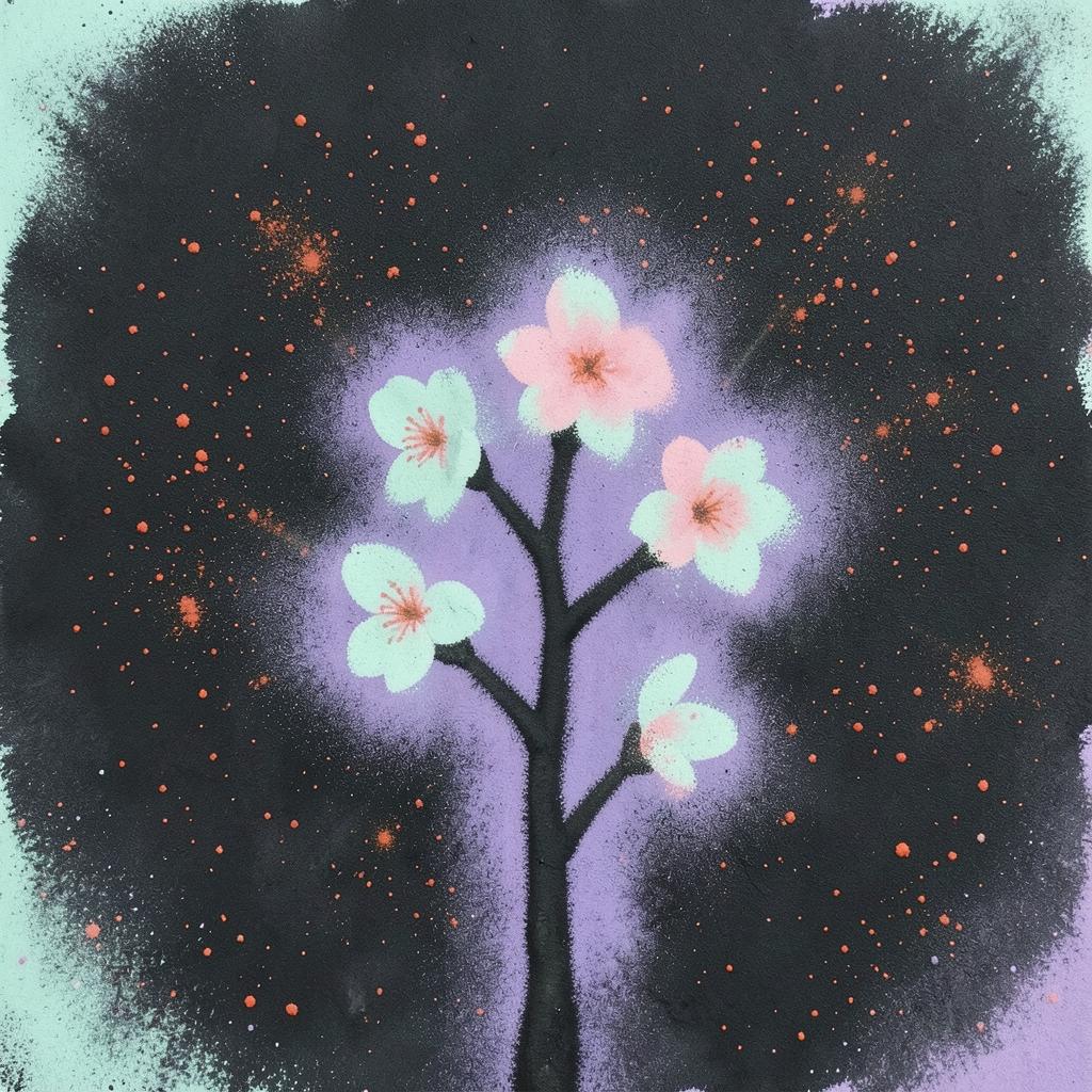 暗香與墨痕·梅花二章 · artwork