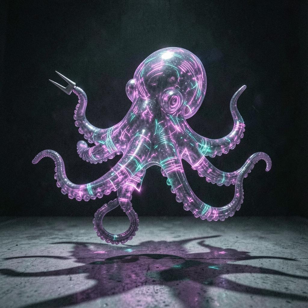幻聴のタコ artwork