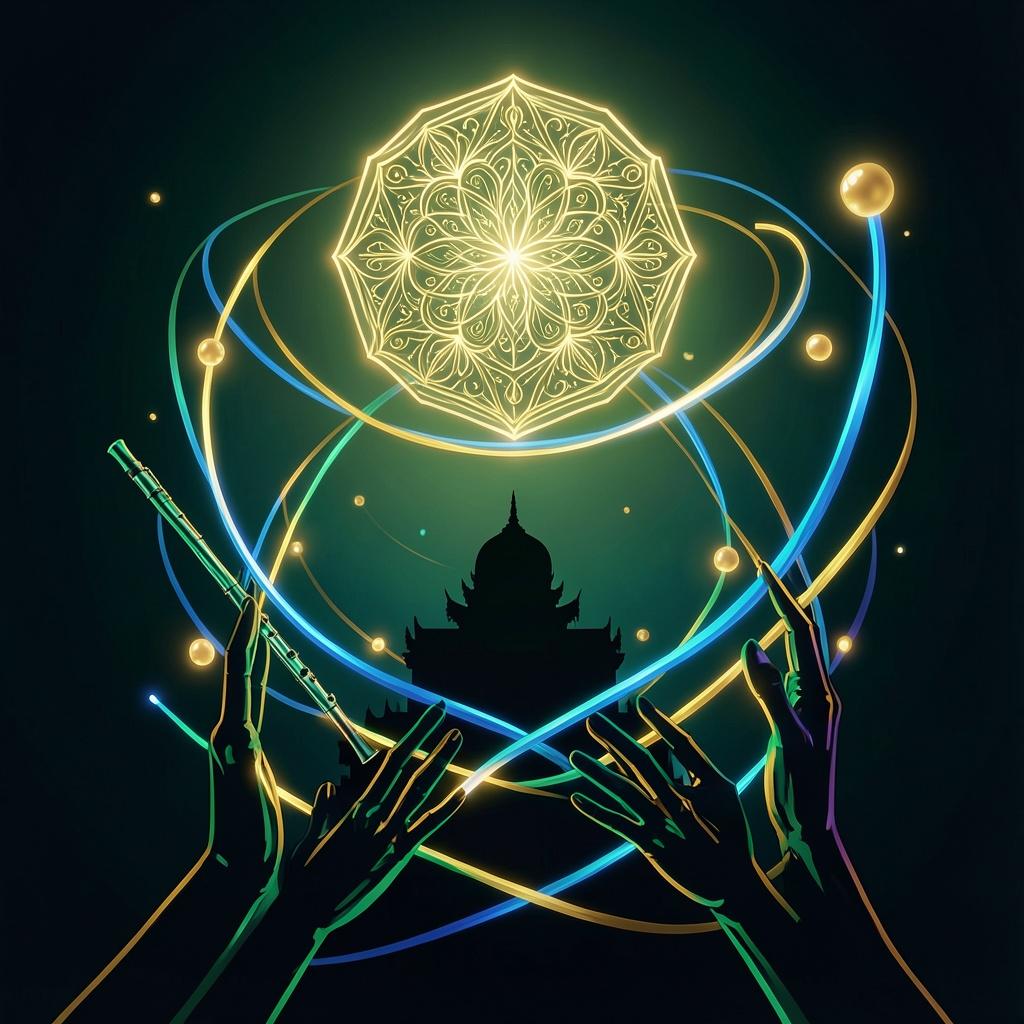 Flute Fire Kirtan artwork