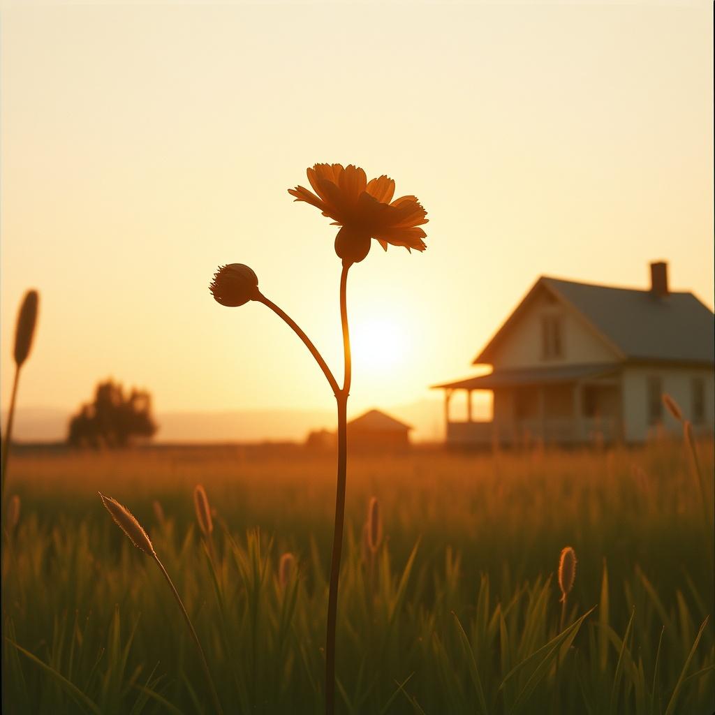 Two flowers artwork