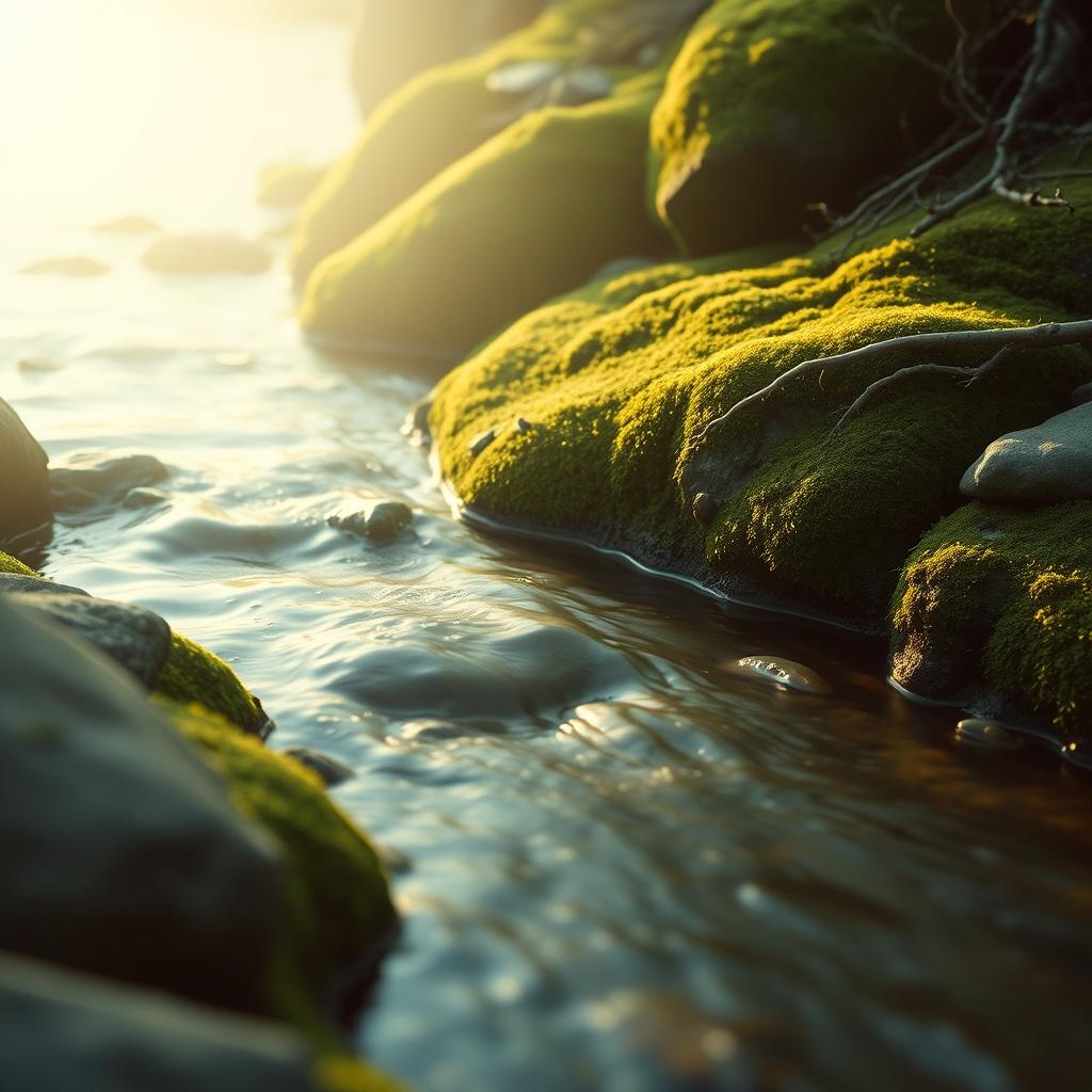 528Hz Rest by the stream -040g artwork