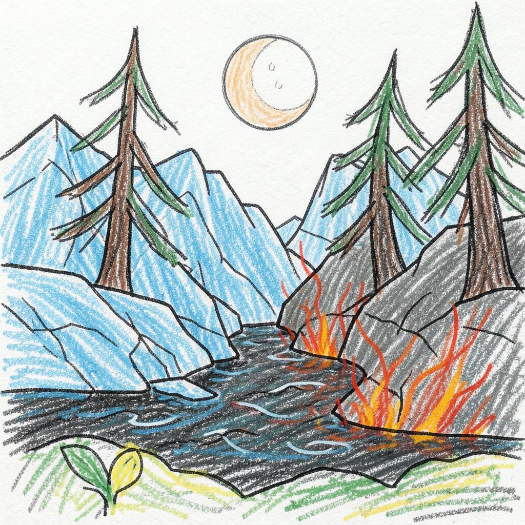 When the Fjords Forget the Ice — Ember of Midgard  — Nordic Folk Rock artwork