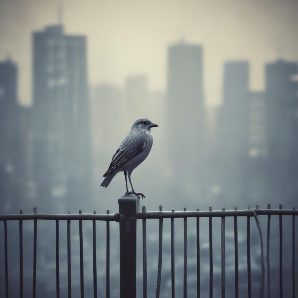 Bird of the city artwork