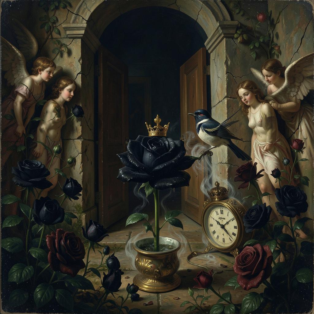 Black Flower artwork