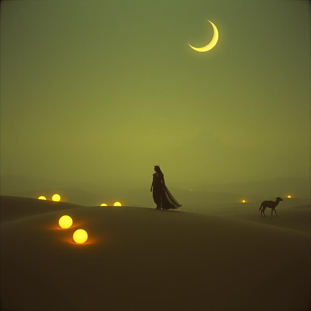 Qamar Al-Sahra artwork