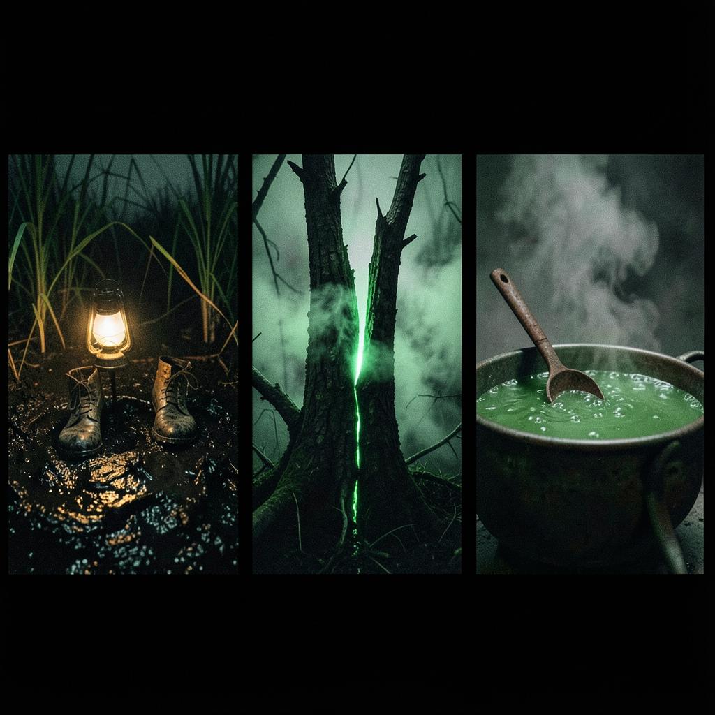 cryptid hotline: swamp witch brew artwork