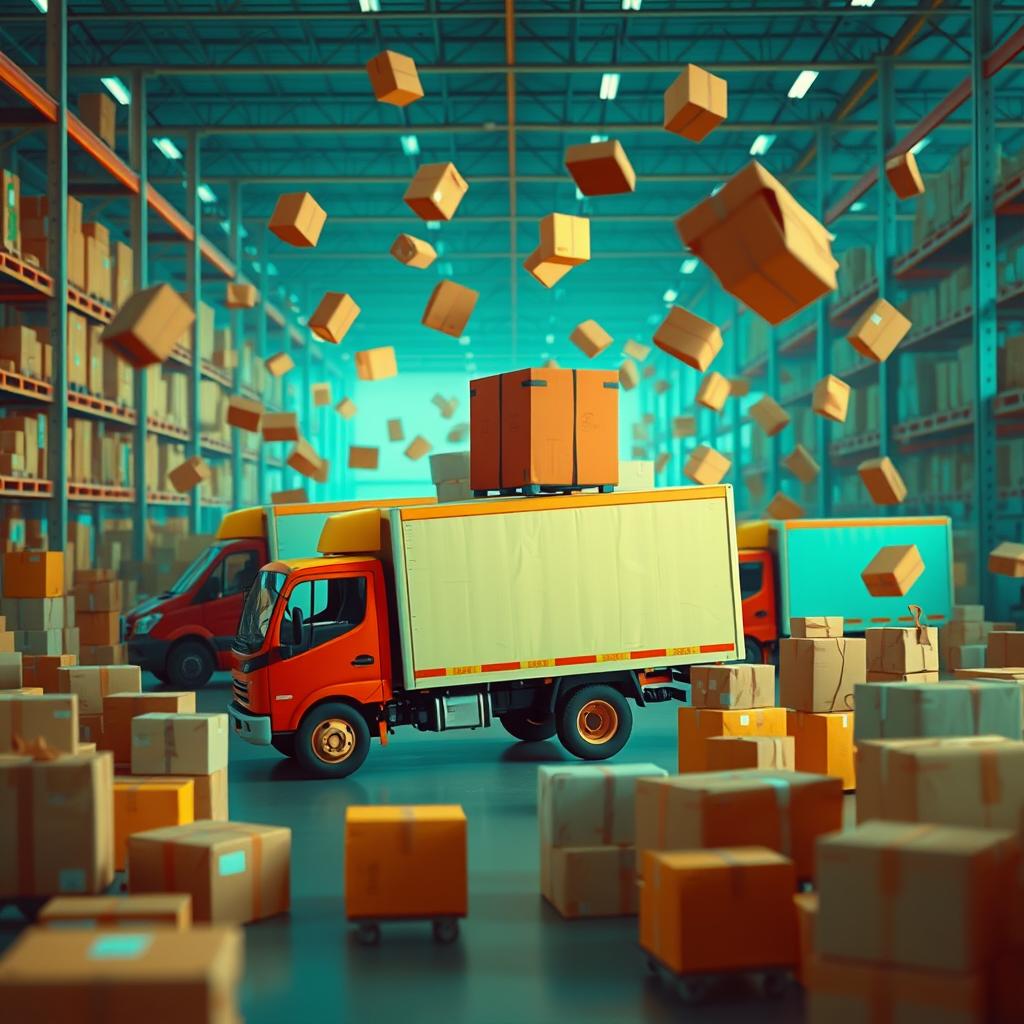 Le monde de la logistique artwork