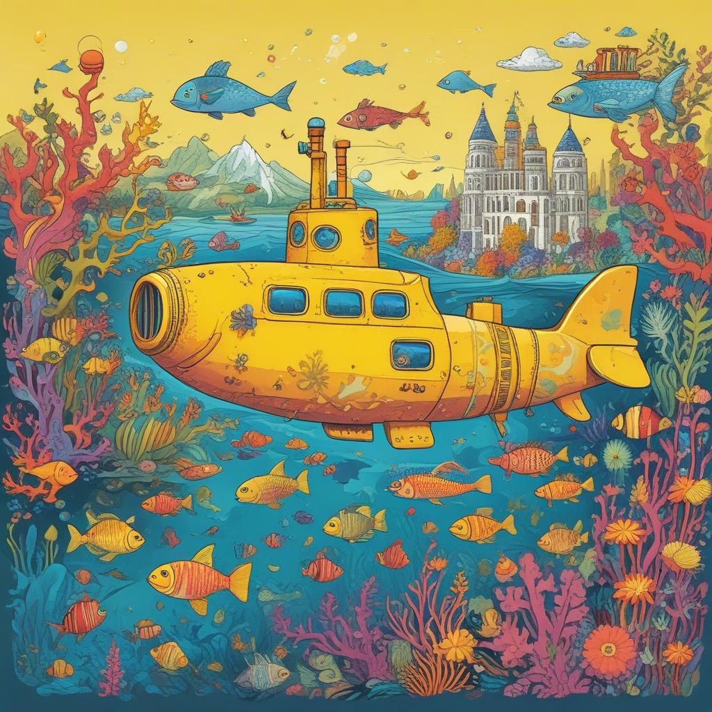 we rap in a yellow submarine artwork