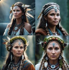 Nordic Shamanic Trance Woman