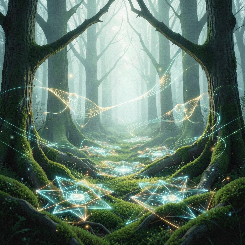 A Forest Thinking About Mathematics artwork