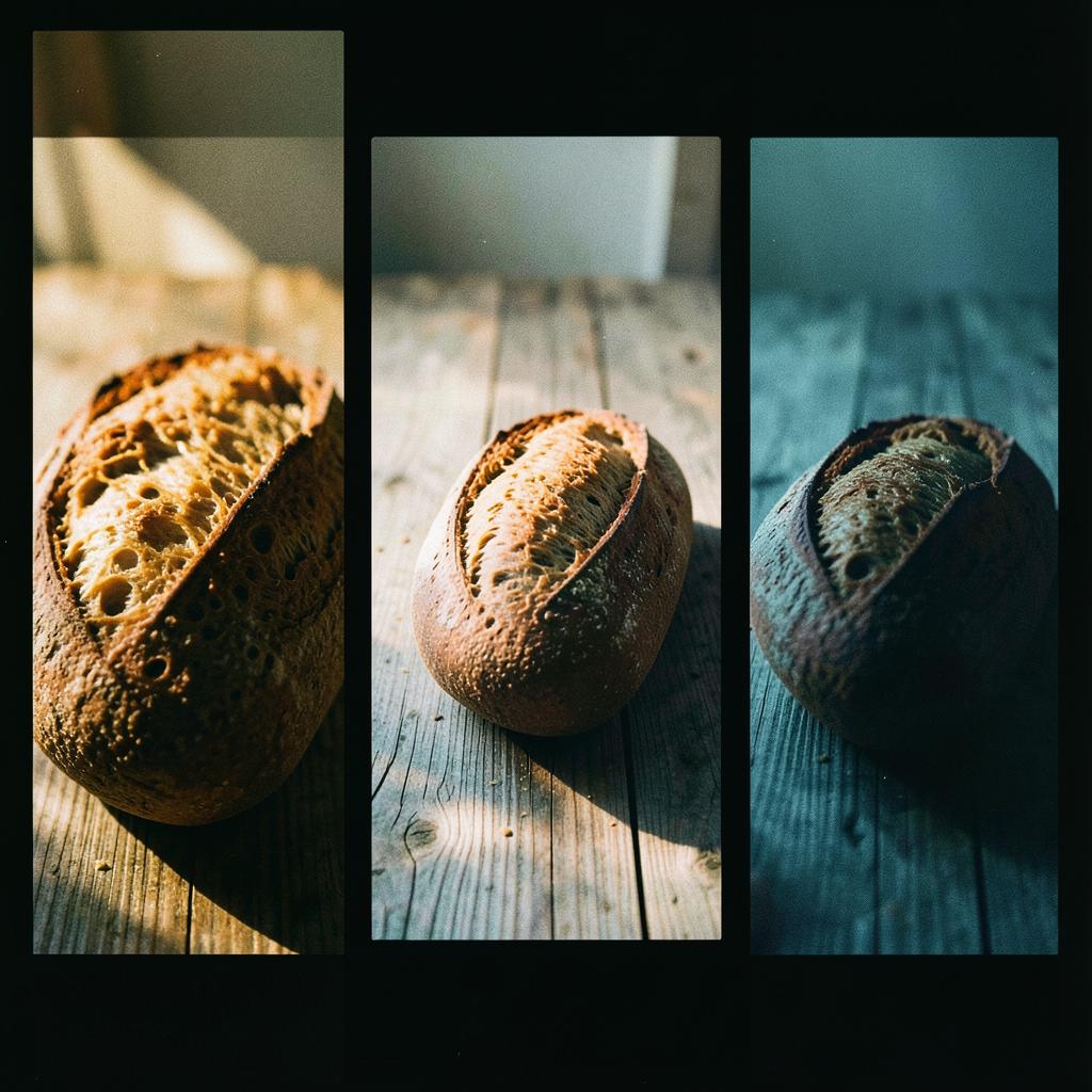 Crusty bread artwork