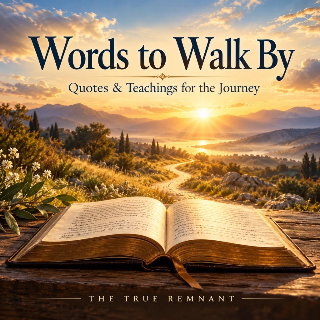 Words to Walk By