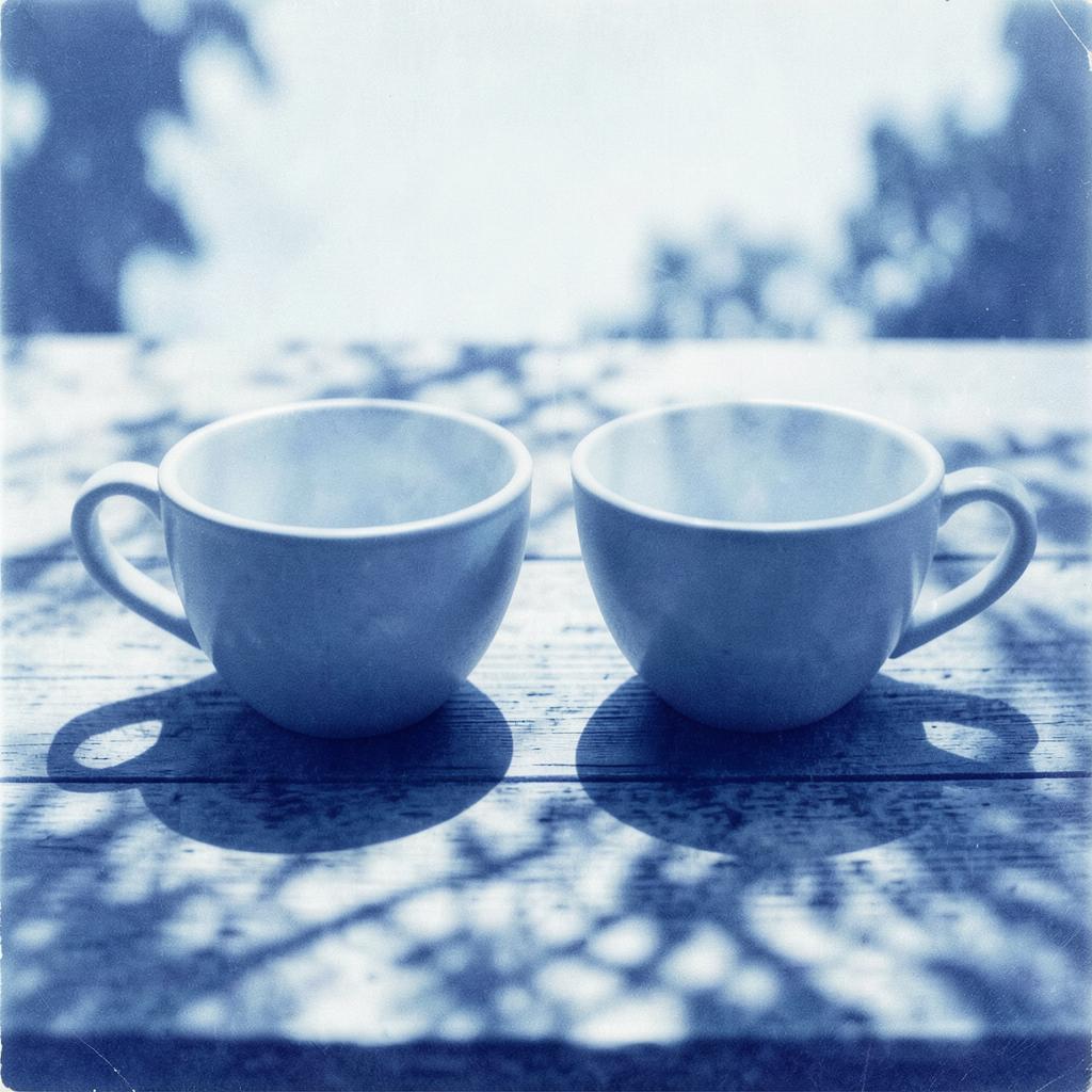 两只杯子碰一下 · artwork