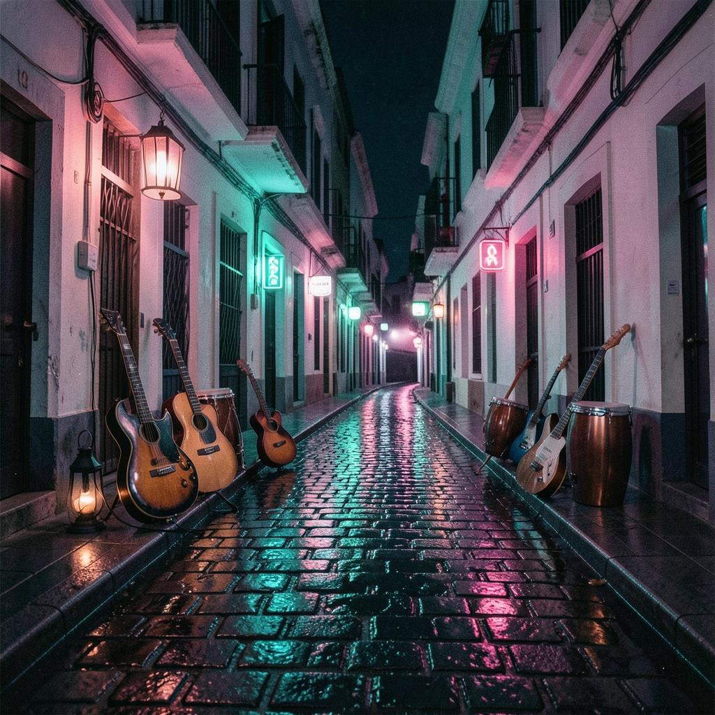 Emotional Latin instrumental artwork