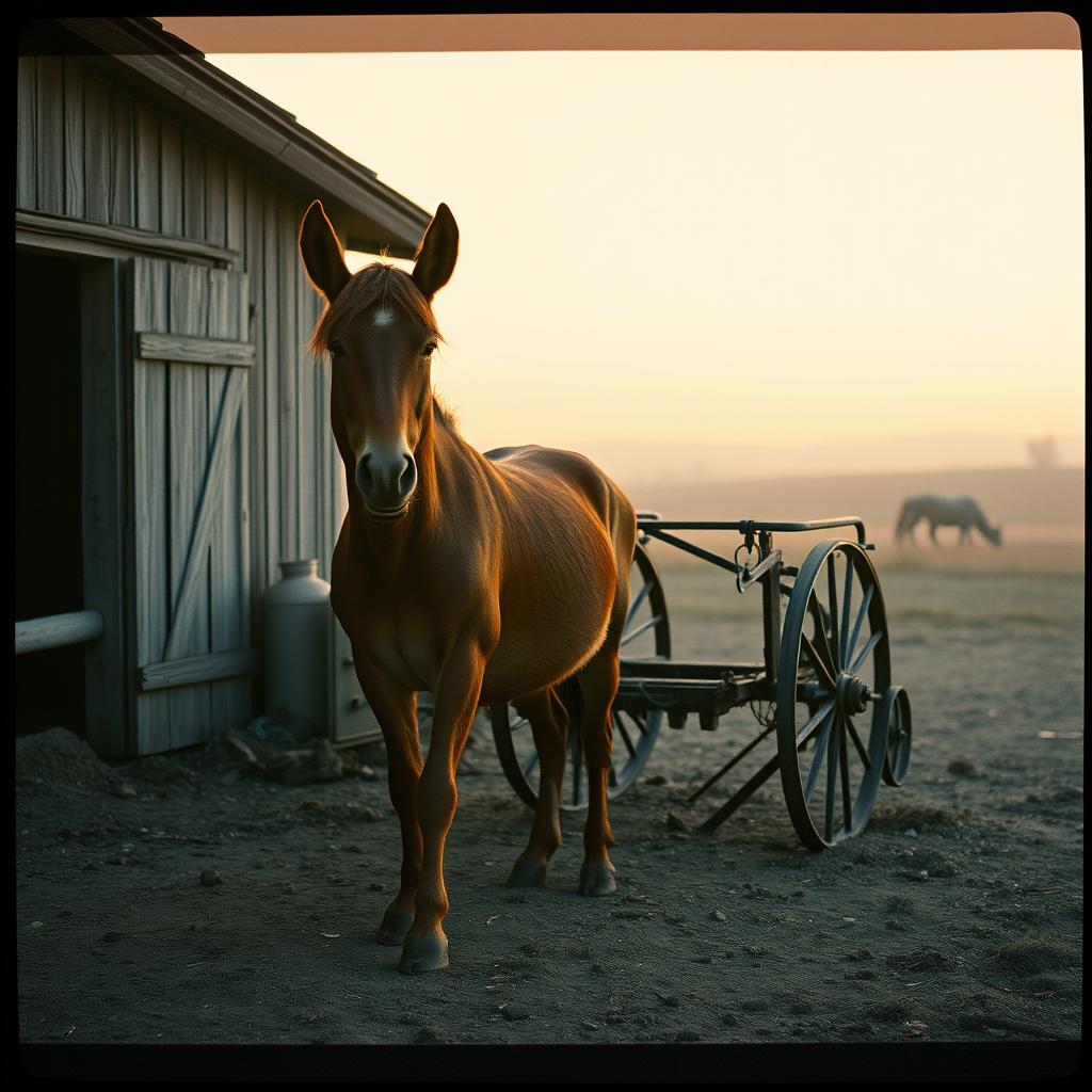 Grandpa's Big Red Mule artwork