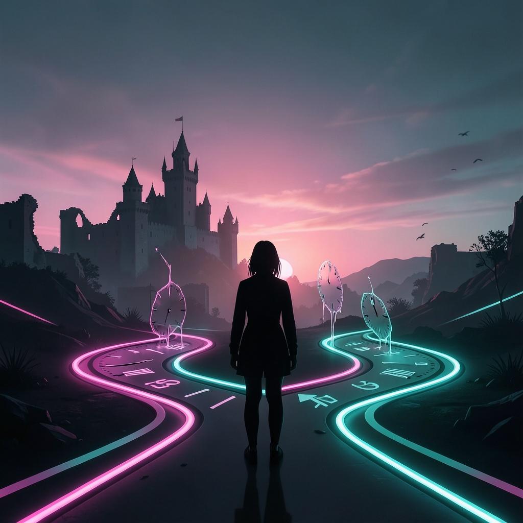 Девочка и время artwork