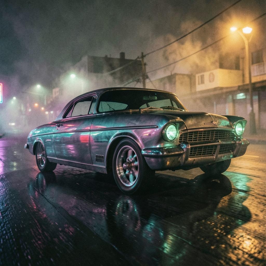 Step into the street, see the smoke in t artwork