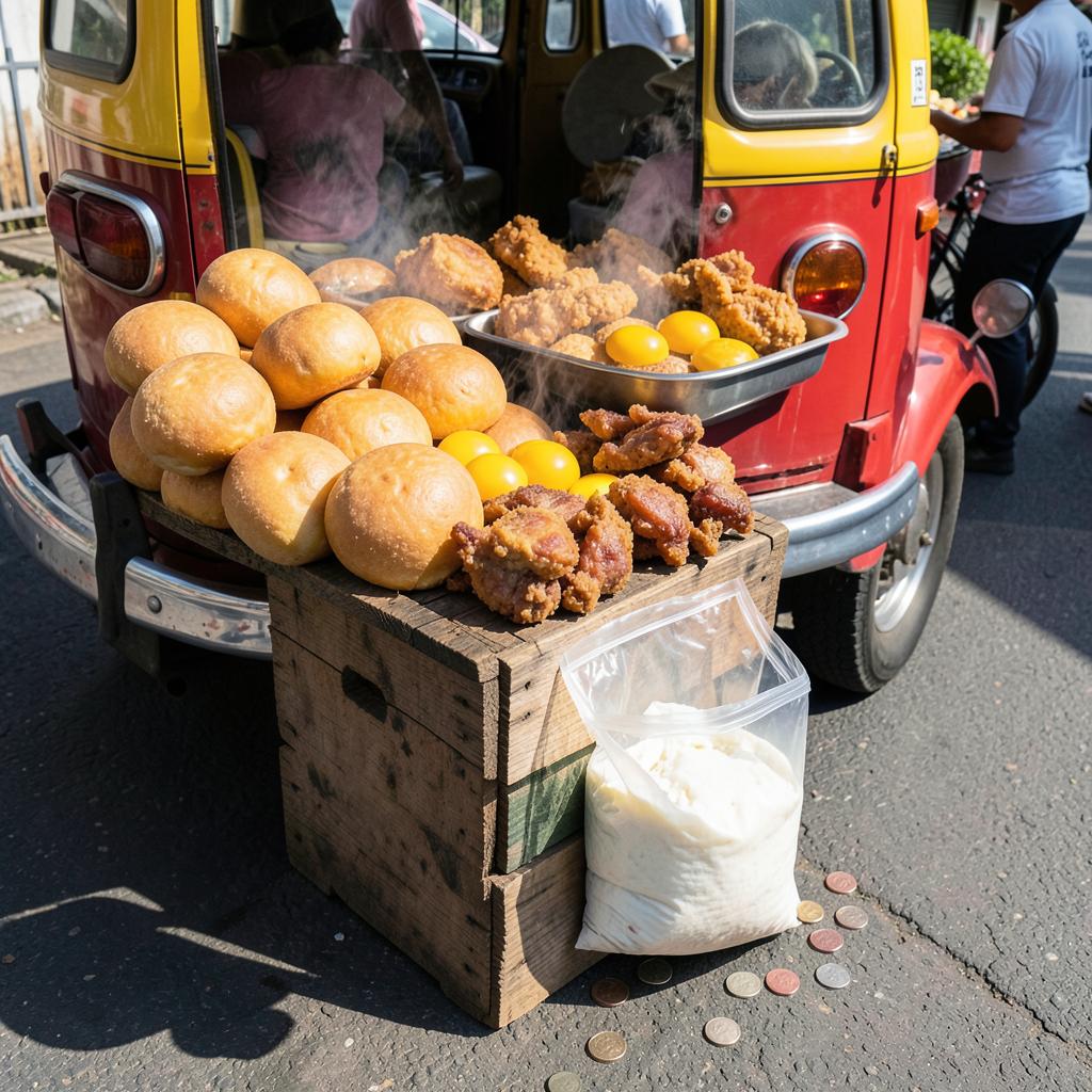 "Kain Tayo sa Biñan" (food vendor comedy) artwork