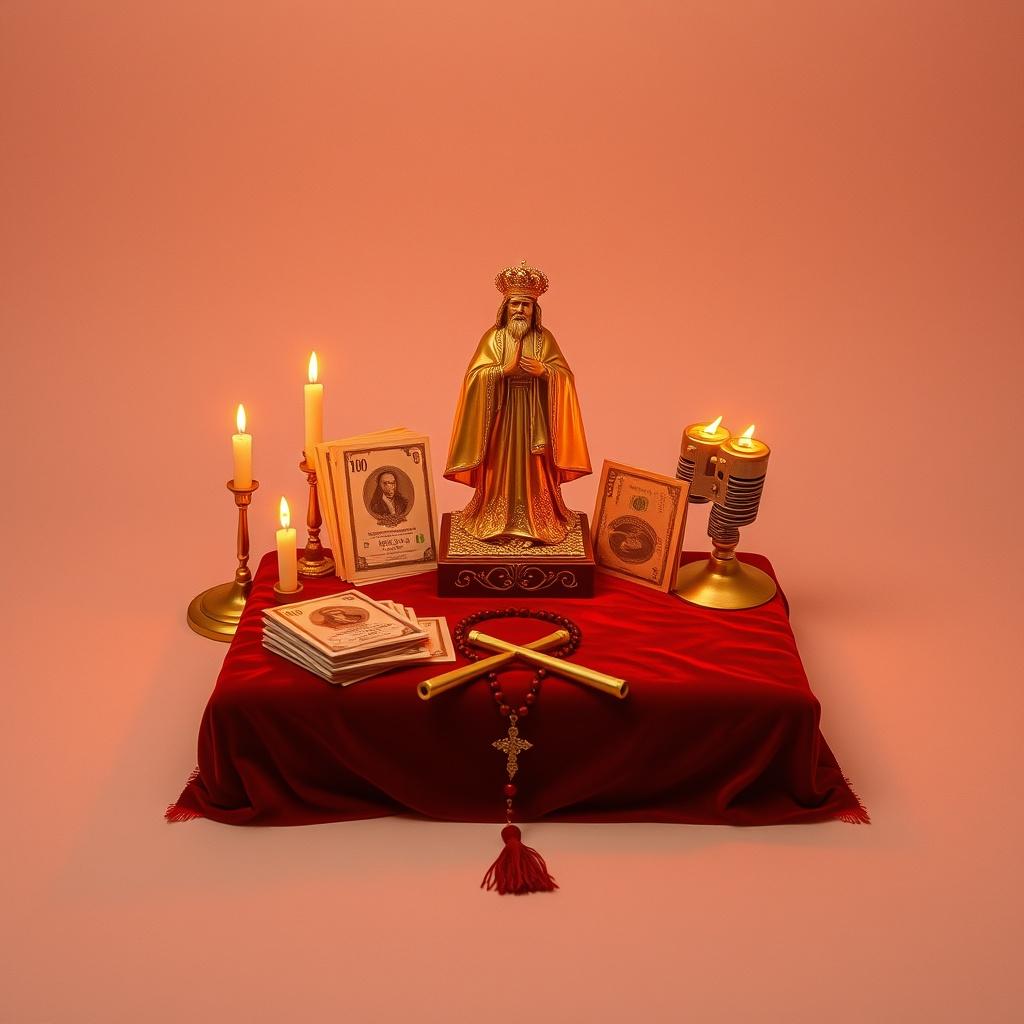 De mano la Santa en la otra 3 mis padrinos artwork