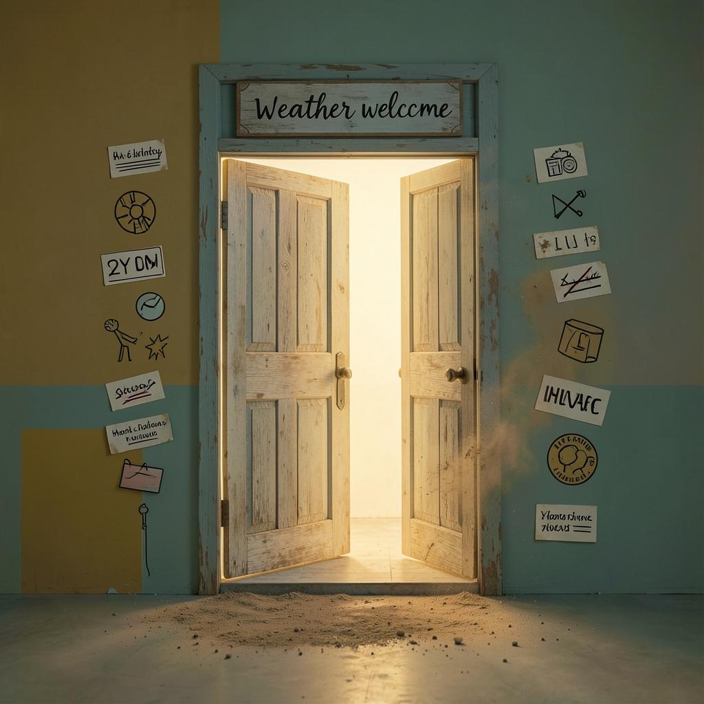 Welcome Doorway artwork