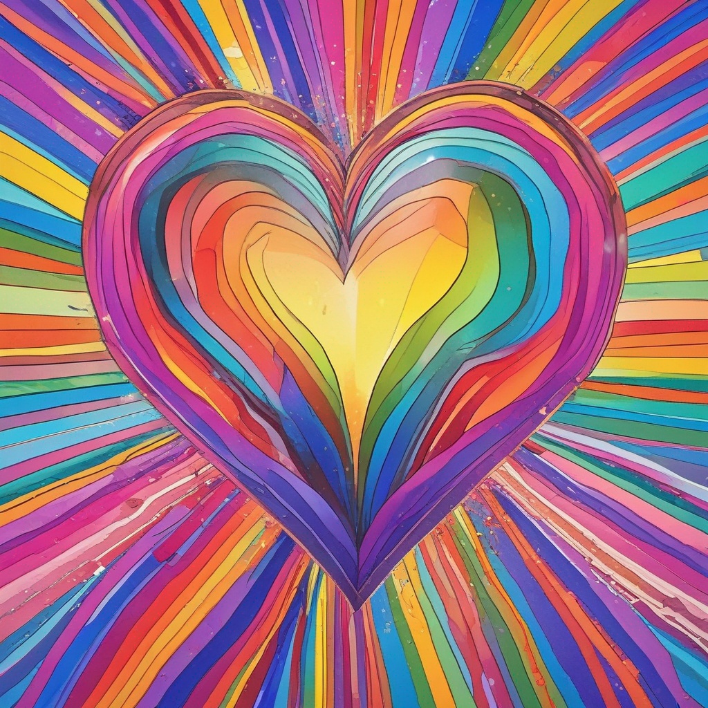 Bunte Herzen artwork