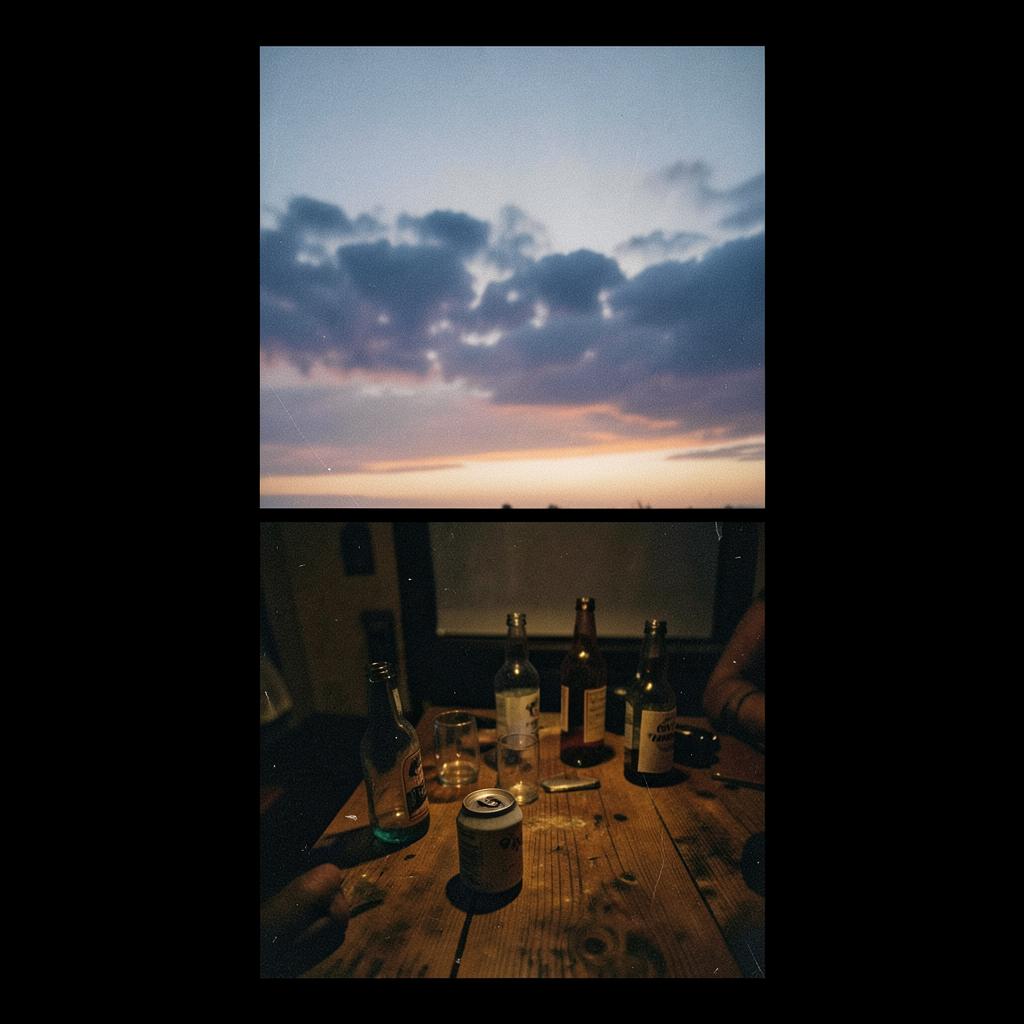 어둠은 노을을 밀어내고 artwork