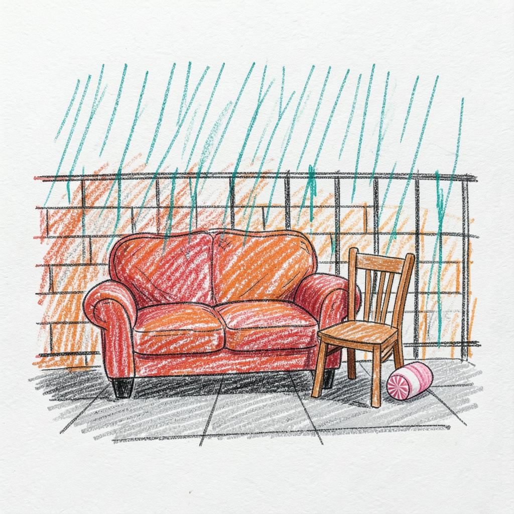 08. Furniture on the Sidewalk — ALL IN artwork