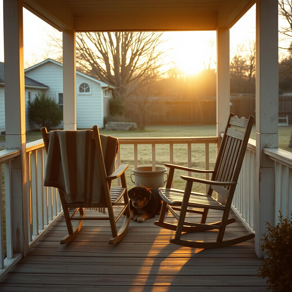 Creased Porch Blanket