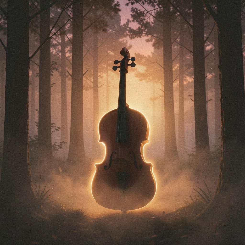 숲 가장자리의 저녁빛 / Evening Light at the Forest Edge artwork