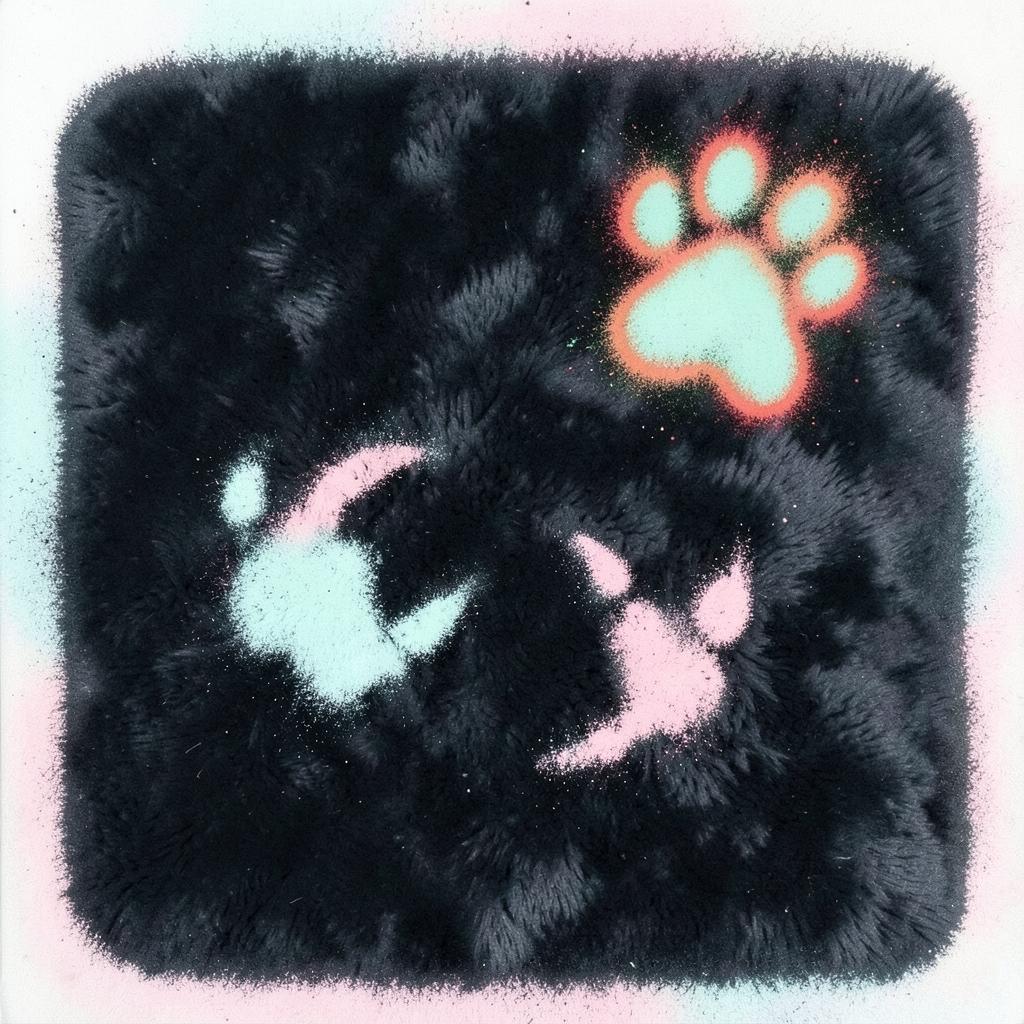 Claw Marks on Velvet artwork
