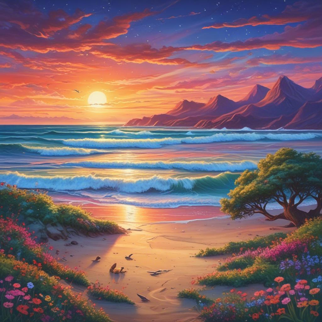 In the silence of the night, artwork