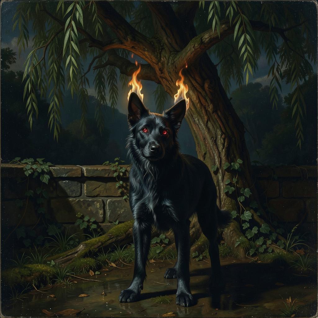 THE HOUND THAT HOWLS AT MIDNIGHT artwork