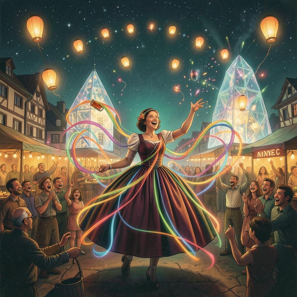 5.  Dirndl an, Zelt wird laut artwork