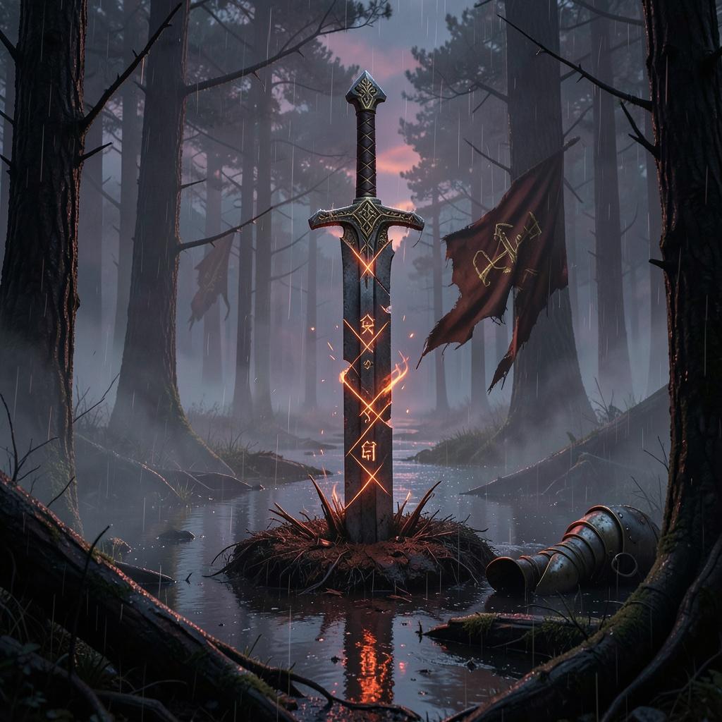 A Warrior's End artwork