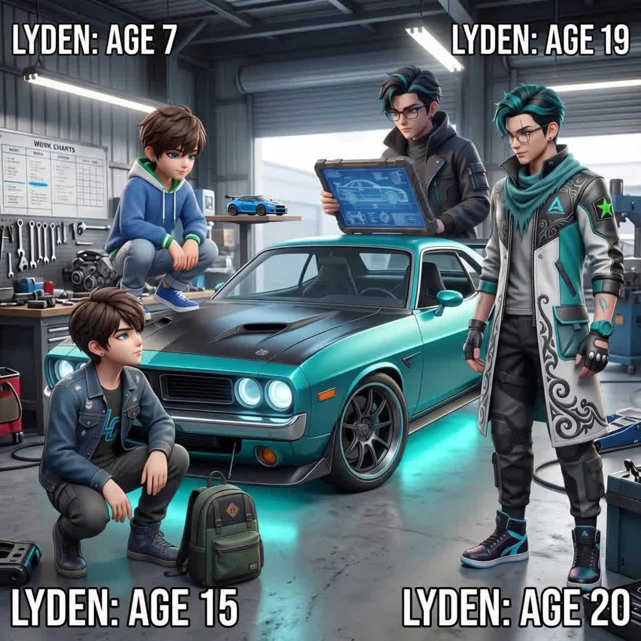 Glow up (Lyden Cypher Aged well) artwork