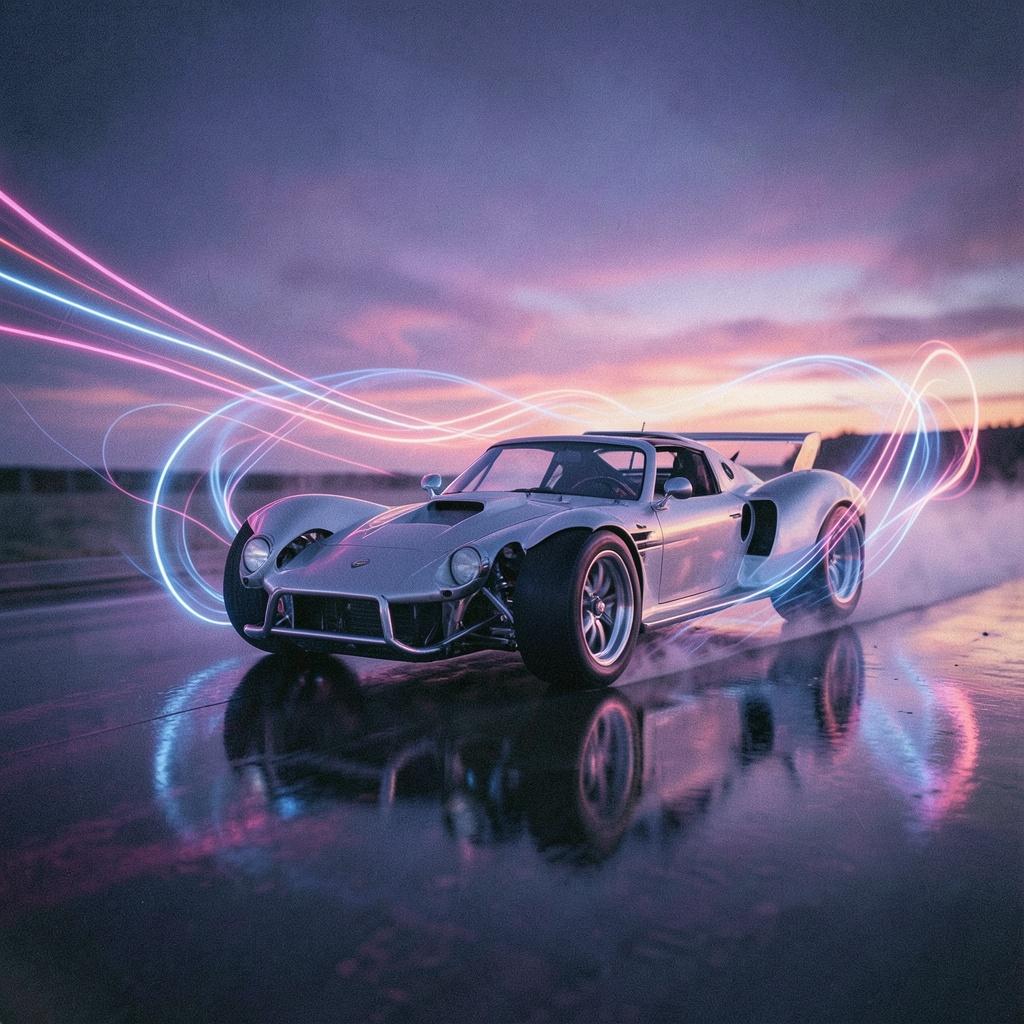 Beauty of the racing wind artwork
