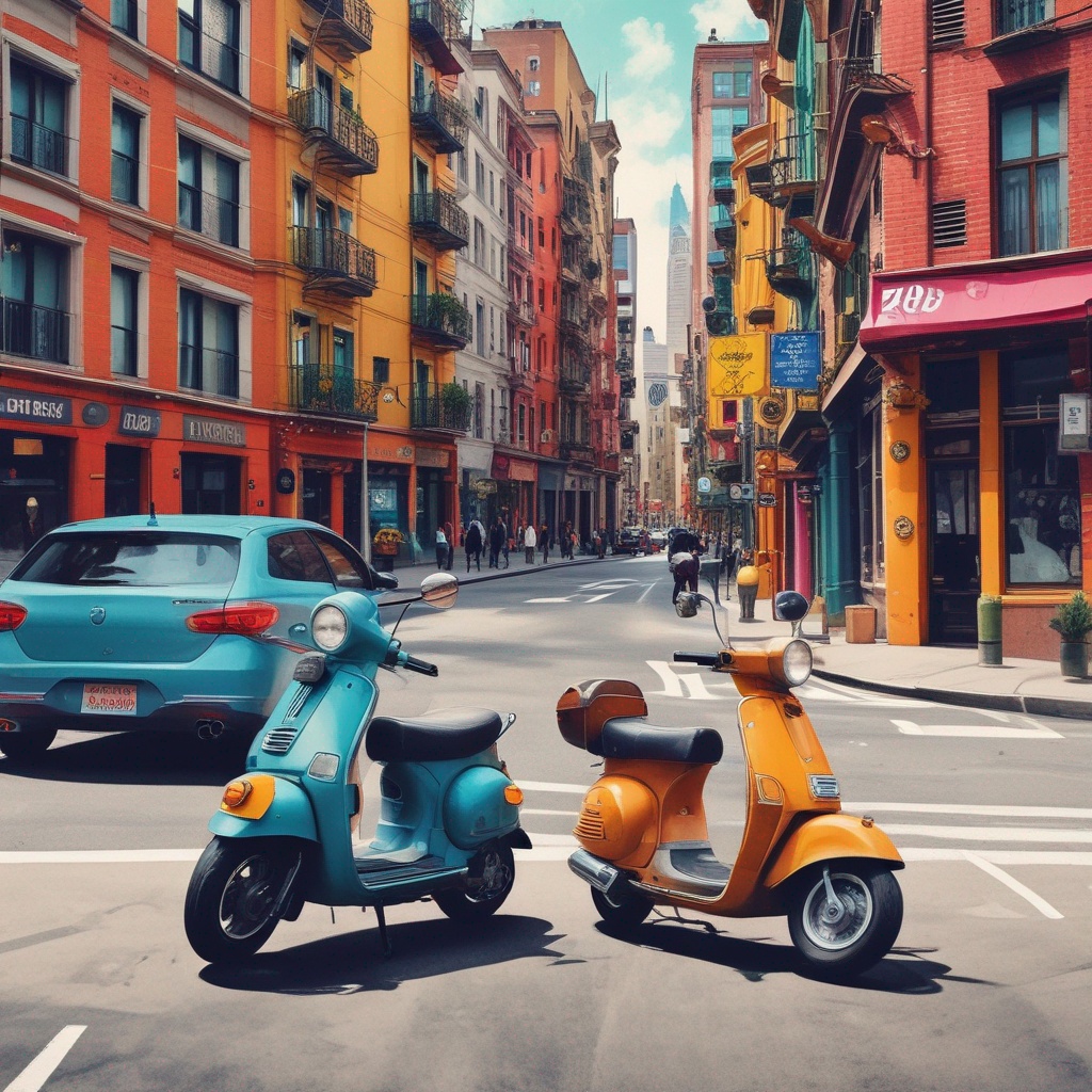 Mutante en Patinete artwork