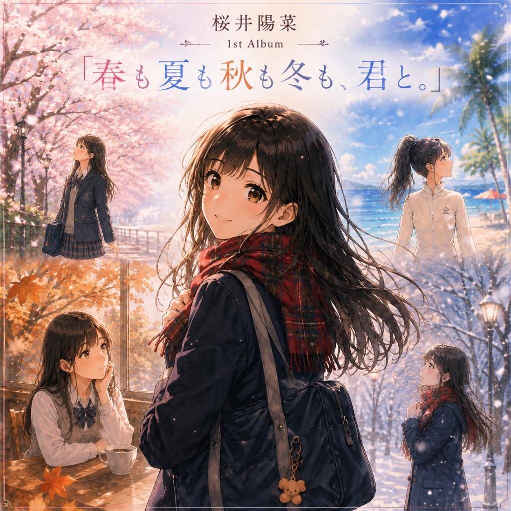 9thアルバム「桜井陽菜1stアルバム「春も夏も秋も冬も、君と。」」