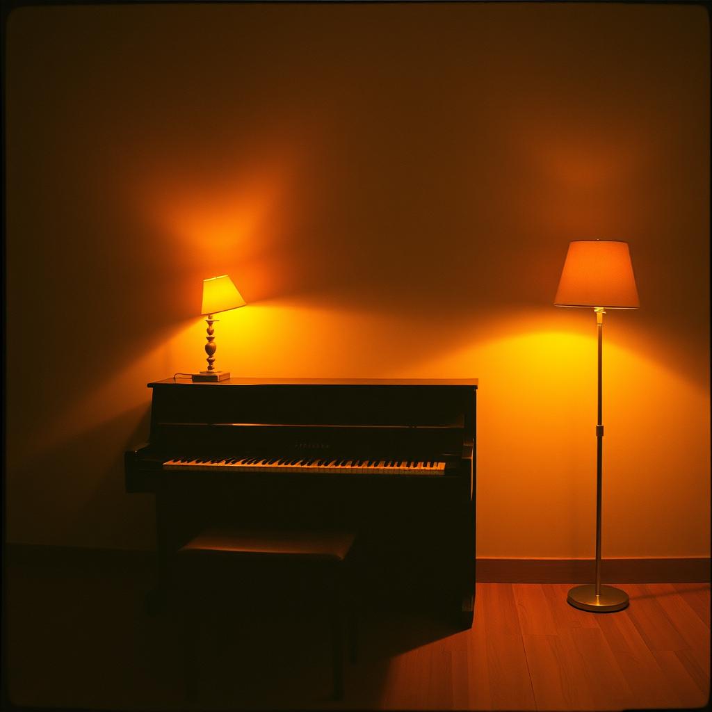 Study Piano – Warm Lamps artwork