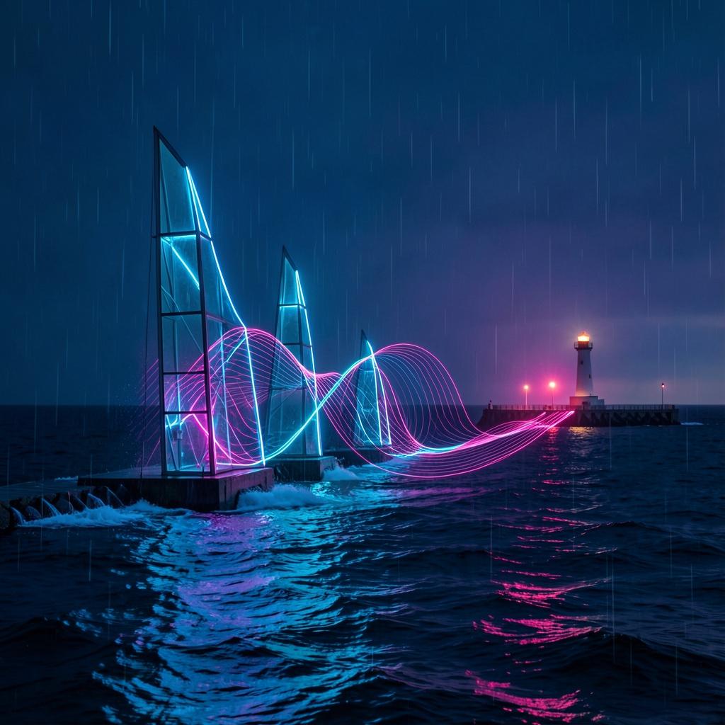 Neon Breakwater (Remix) artwork