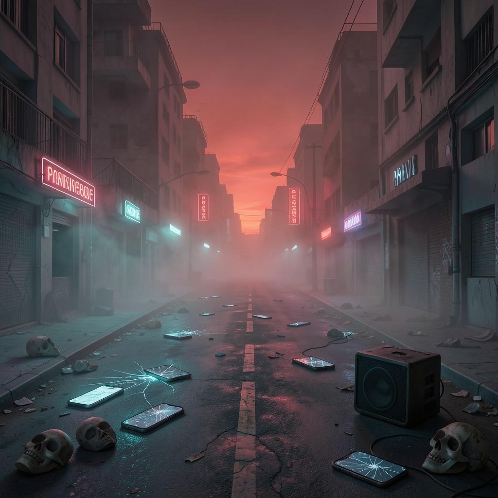 Zombie social artwork