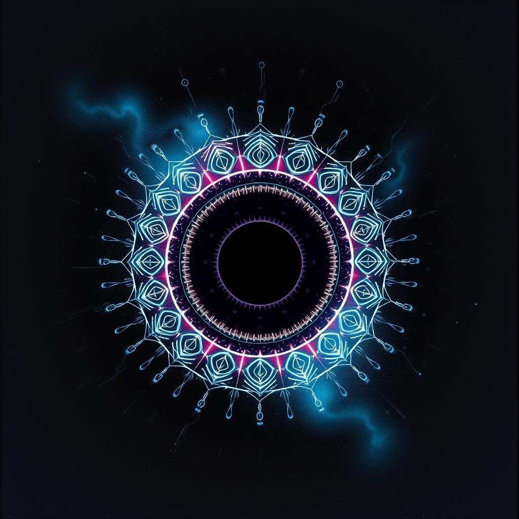 O fractal singularity artwork