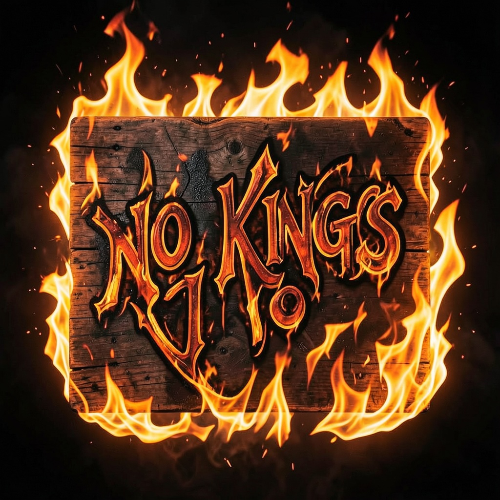 NO KING 👑 artwork