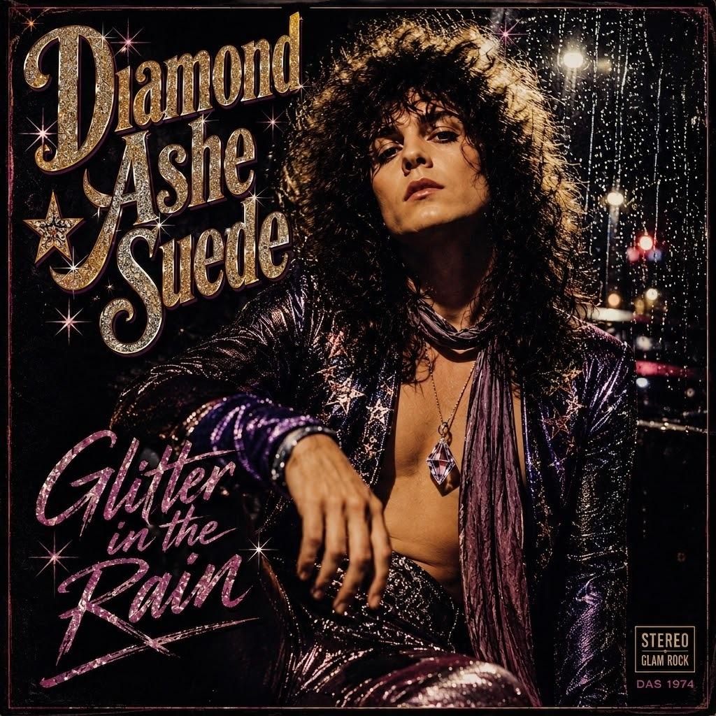 Diamond Ashe Suede. Glitter in the Rain