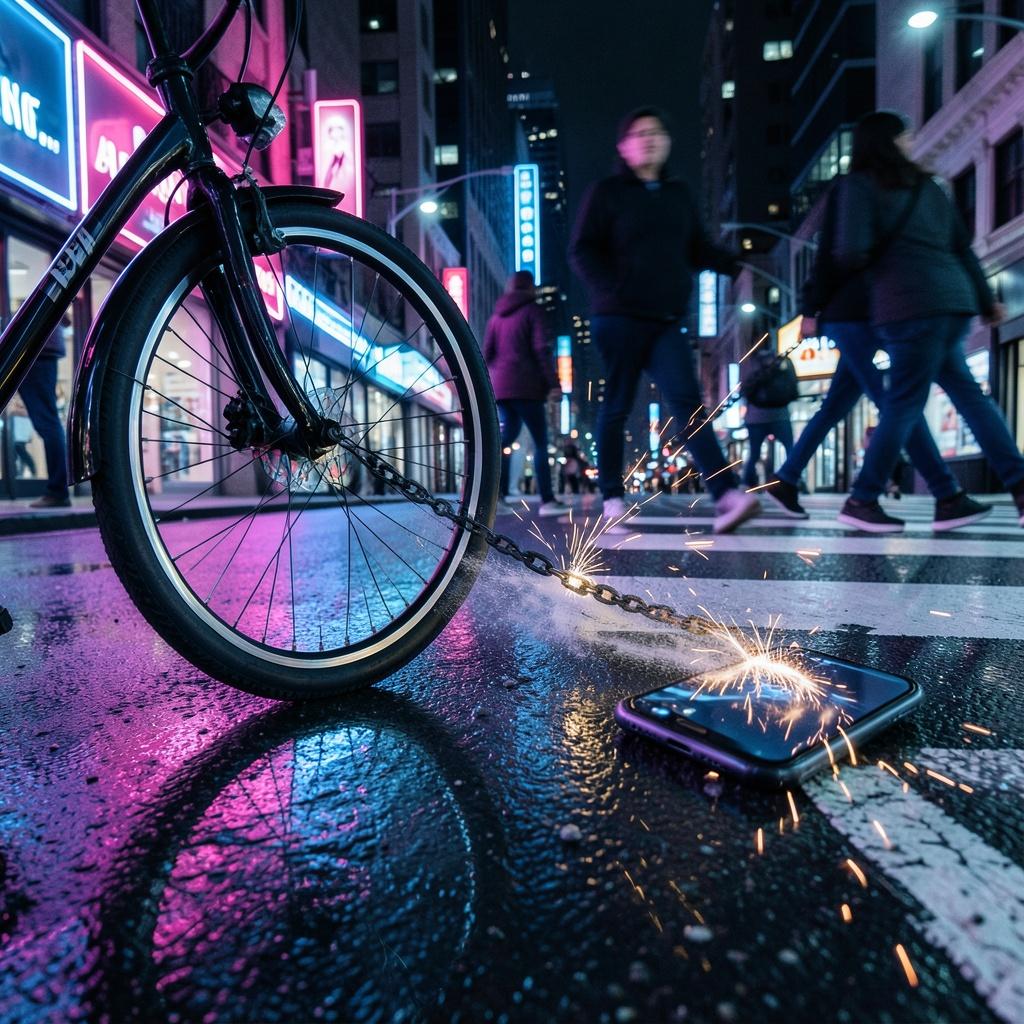 Pedestrian On Wheels artwork
