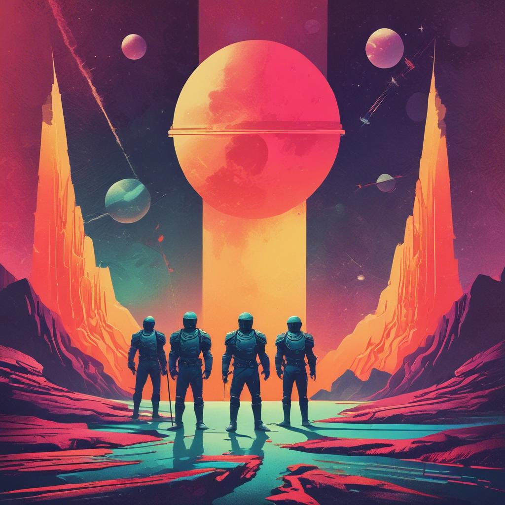 Knights from another galaxy (Original) artwork