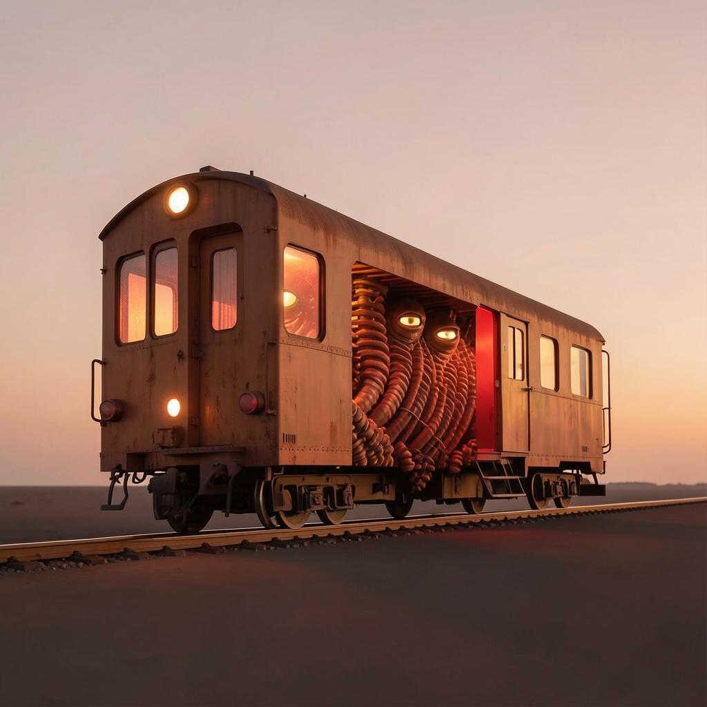 電車ムカデ（郷愁） artwork