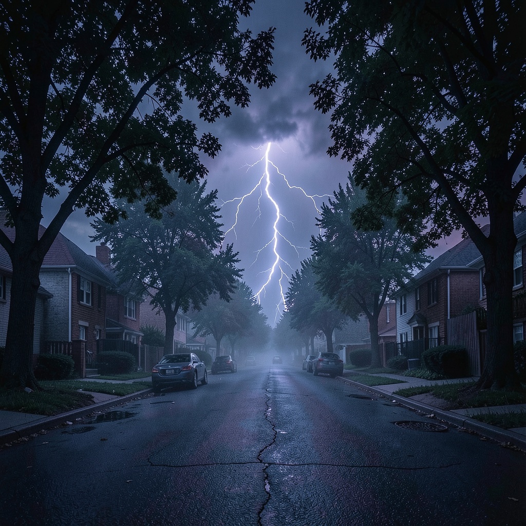 Storm on the Outskirts artwork