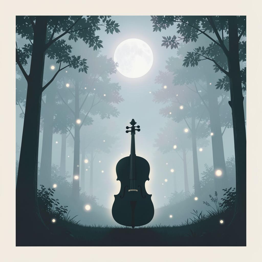 은은한 달빛 숲 / Soft Moonlit Forest artwork