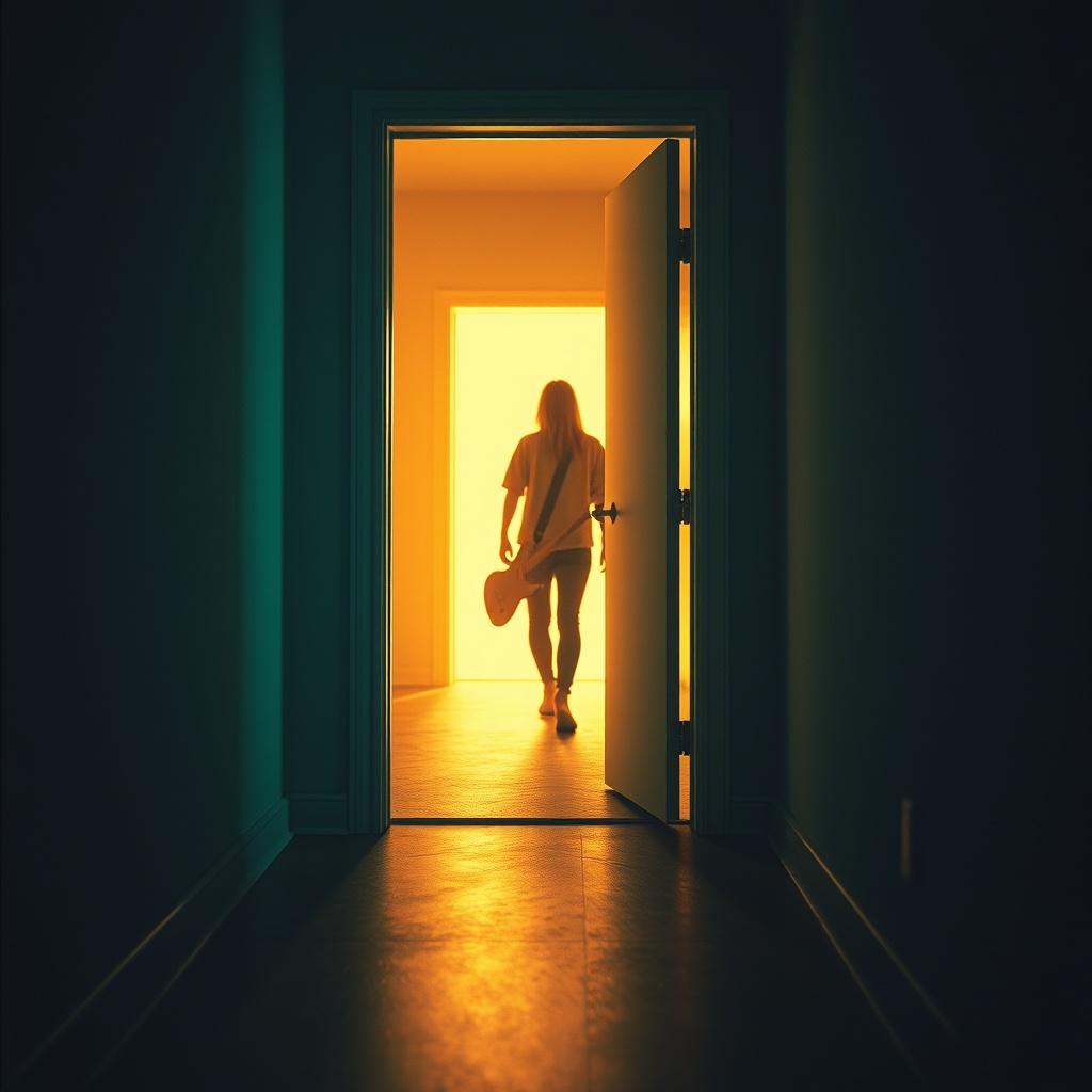 narcissism closing the door artwork
